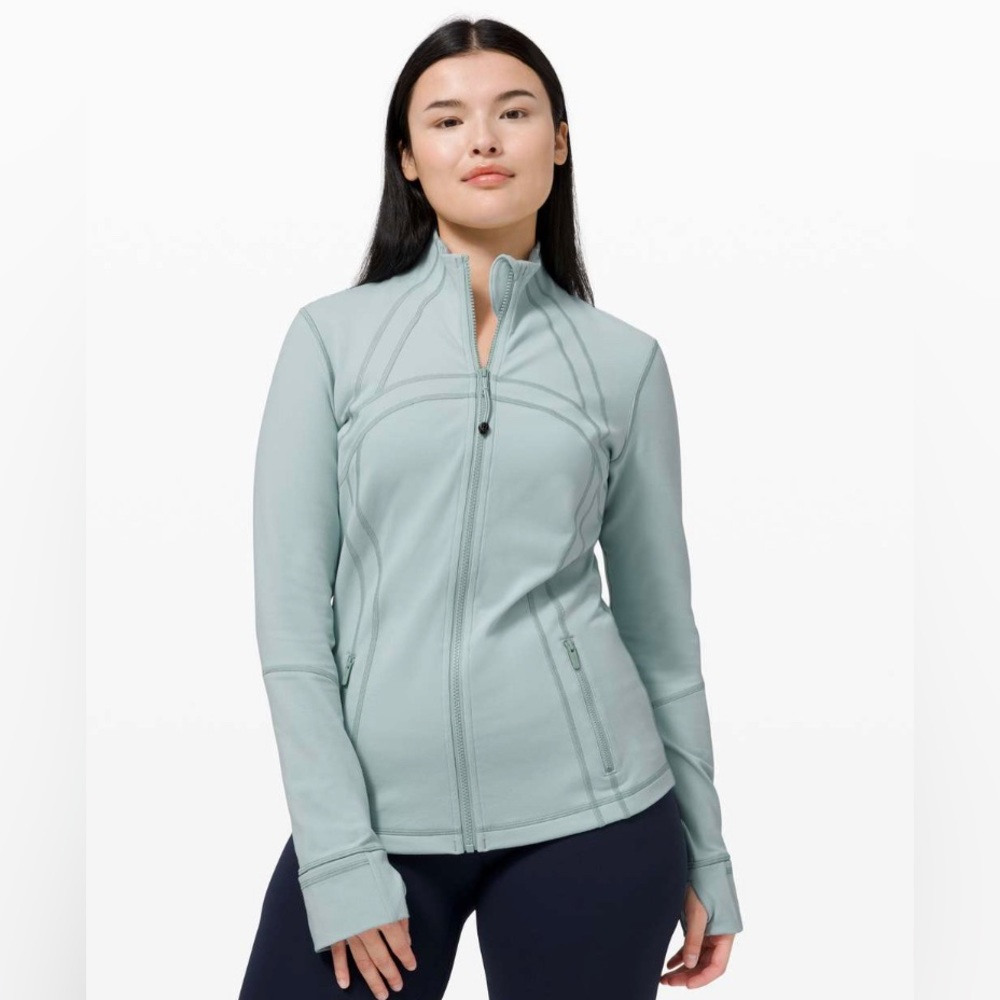 EUC Lululemon Define Jacket in Hazy Jade (size 10)